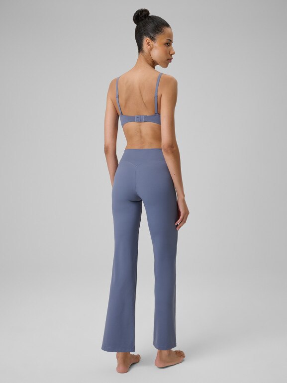 Damskie legginsy do jogi 4F 4FRSS26TFTRF1390 - denim