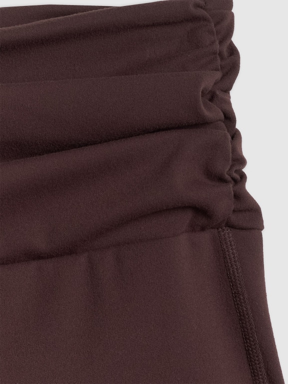 Damskie legginsy dzianinowe 4F 4FRSS26TTIGF324 - brązowe