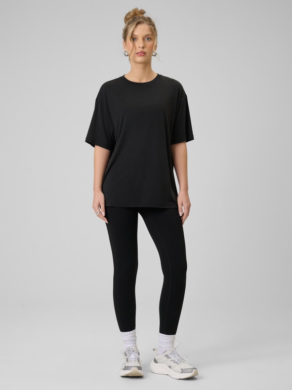 Damskie legginsy dzianinowe 4F 4FRSS26TTIGF324 - czarne