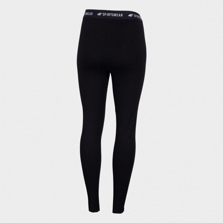 Damskie legginsy dzianinowe 4F NOSD4-LEG300 - czarne
