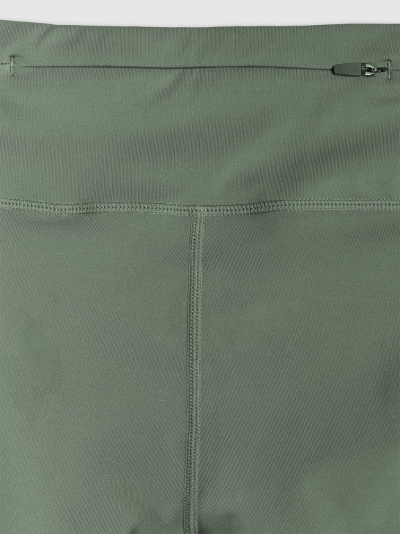 Damskie legginsy kolarki trekkingowe 4F 4FWSS26TFSTF067 - khaki