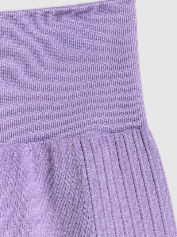 Damskie legginsy kolarki treningowe 4F 4FWSS26TFSTF087 - fioletowe