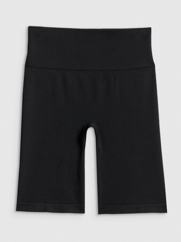Damskie legginsy kolarki treningowe 4F 4FWSS26TFSTF109 - czarne