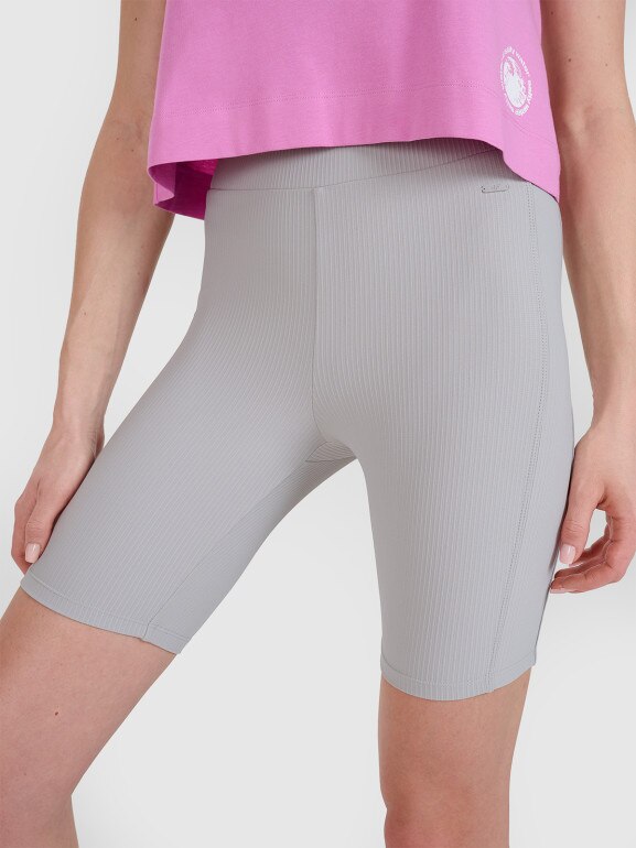 Damskie legginsy krótkie basic 4F 4FRSS25TSTIF020 - szare