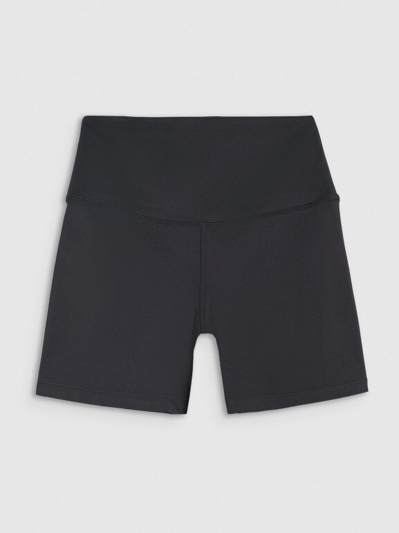 Damskie legginsy krótkie treningowe 4F 4FWMM00TFSTF081 - czarne