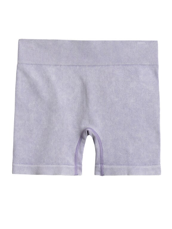 Damskie legginsy krótkie treningowe 4F 4FWSS26TFSTF072 - fioletowe