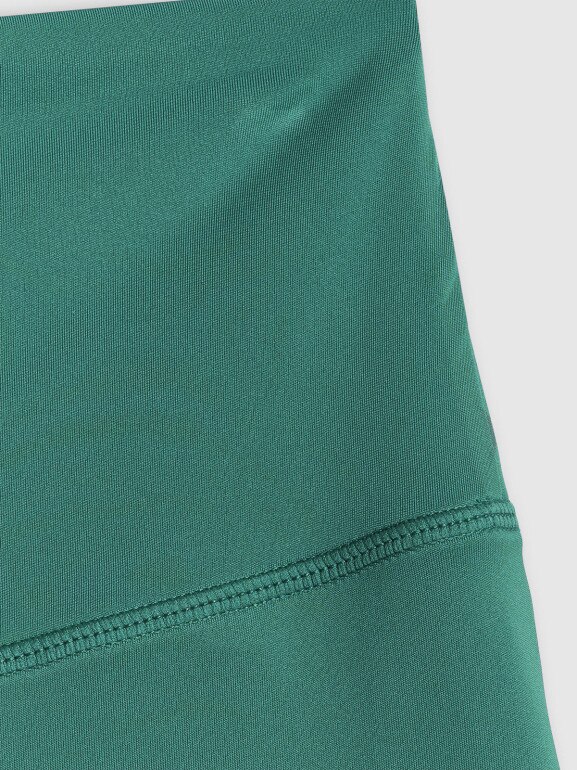 Damskie legginsy krótkie treningowe 4F 4FWSS26TFSTF086 - turkusowe