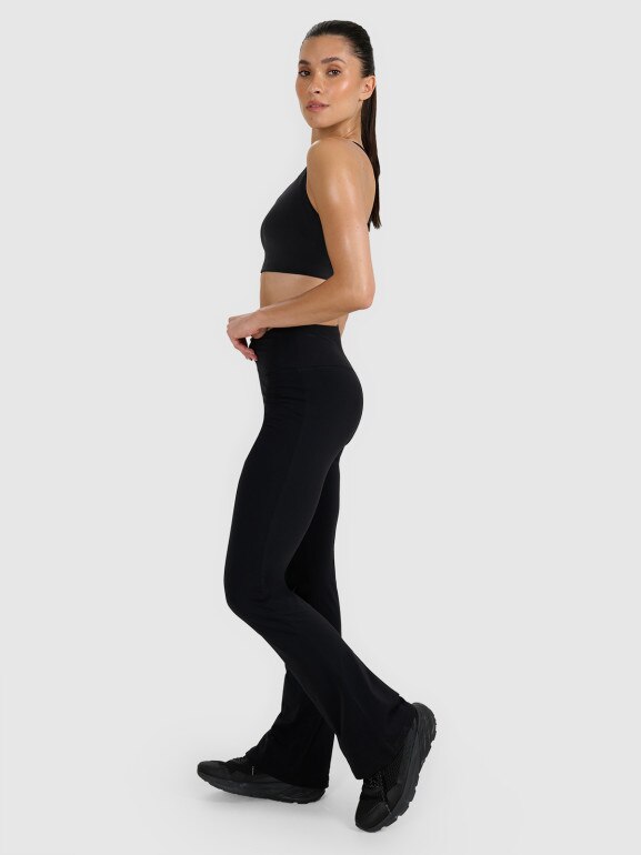 Damskie legginsy ocieplane 4F 4FWAW25TTROF1195 - czarne