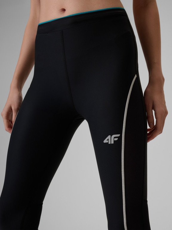 Damskie legginsy trekkingowe 4F 4FWSS26TFTRF1329 - czarne
