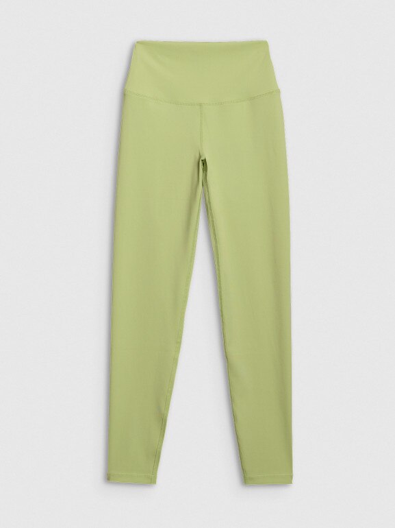 Damskie legginsy treningowe 4F 4FRSS25TFTIF306 - zielone