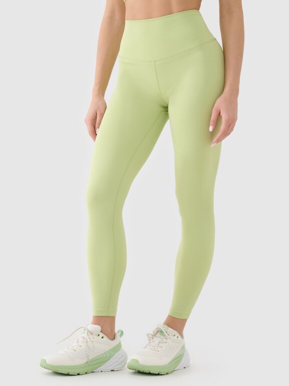 Damskie legginsy treningowe 4F 4FRSS25TFTIF306 - zielone