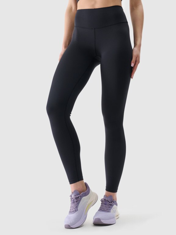 Damskie legginsy treningowe 4F 4FRSS25TFTIF307 - czarne
