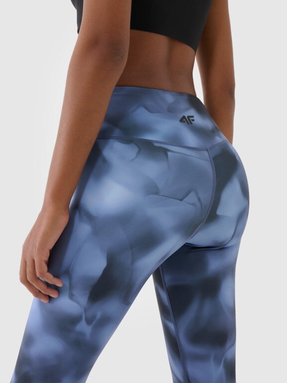 Damskie legginsy treningowe 4F 4FRSS25TFTIF408 - multikolor