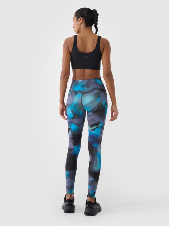 Damskie legginsy treningowe 4F 4FRSS25TFTIF408 - multikolor