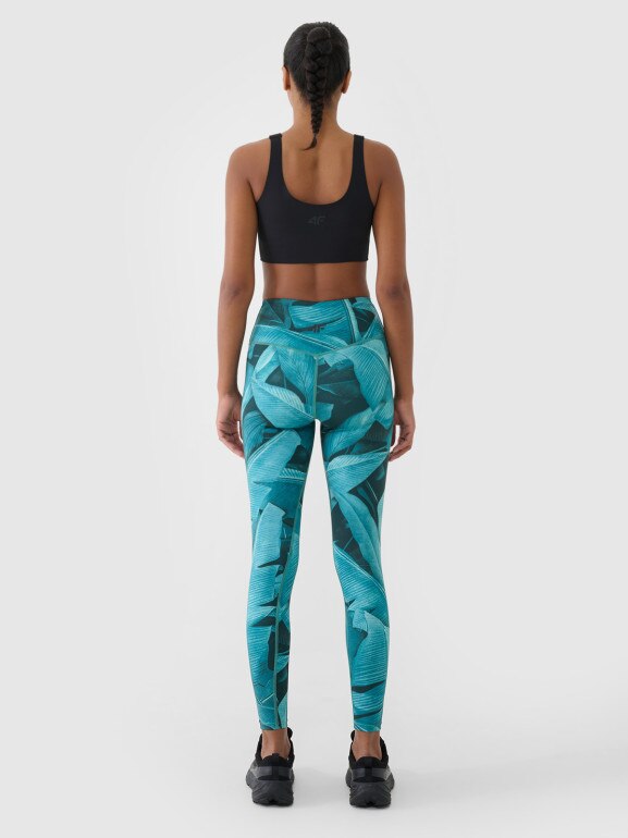 Damskie legginsy treningowe 4F 4FRSS25TFTIF408 - multikolor