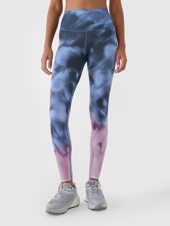 Damskie legginsy treningowe 4F 4FRSS25TFTIF408 - multikolor