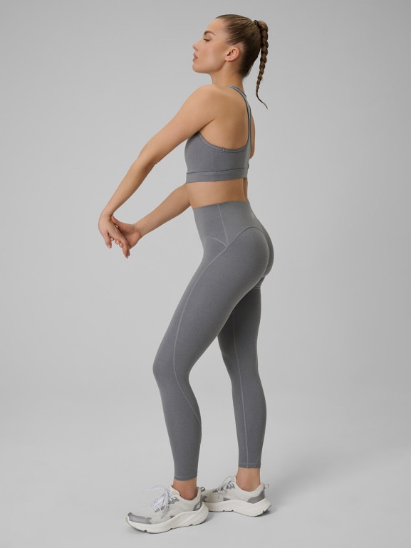 Damskie legginsy treningowe 4F 4FRSS26TFTIF499 - szare