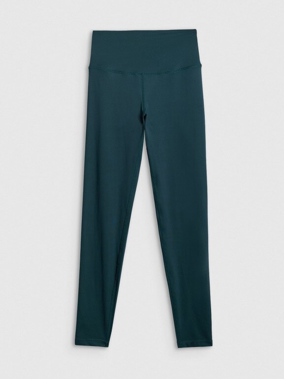 Damskie legginsy treningowe 4F 4FRSS26TFTIF500 - turkusowe