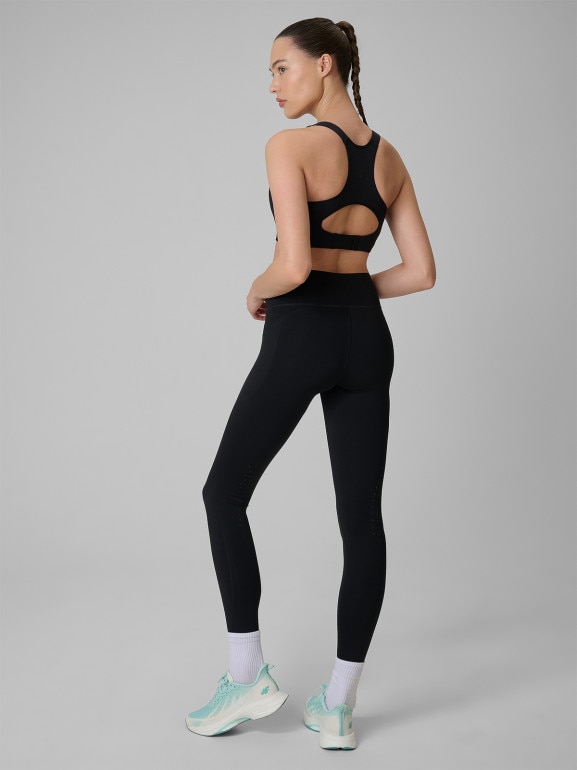 Damskie legginsy treningowe 4F 4FRSS26TFTIF503 - czarne