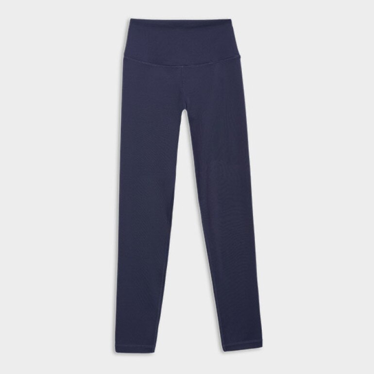 Damskie legginsy treningowe 4F 4FWAW25TFTIF360 - granatowe
