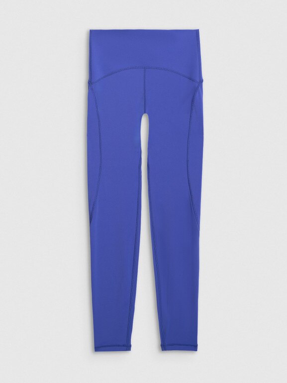Damskie legginsy treningowe 4F 4FWAW25TFTIF363 - niebieskie