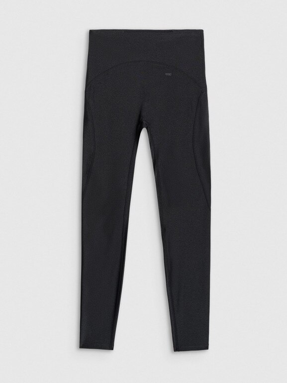 Damskie legginsy treningowe 4F 4FWAW25TFTIF366 - czarne