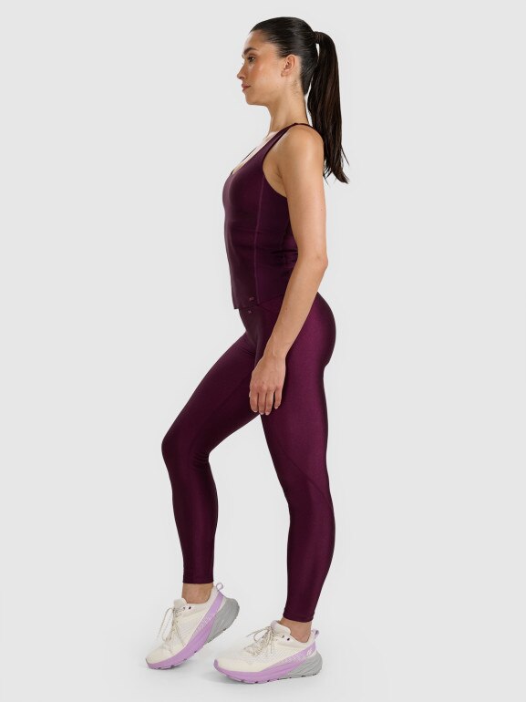 Damskie legginsy treningowe 4F 4FWAW25TFTIF366 - fioletowe