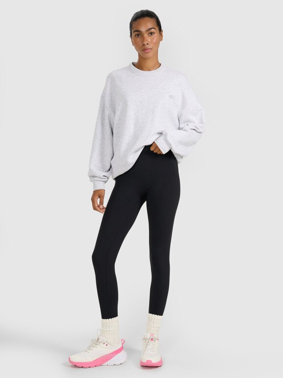 Damskie legginsy treningowe 4F 4FWMM00TFTIF415 - czarne