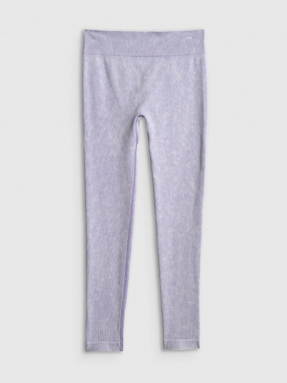 Damskie legginsy treningowe 4F 4FWSS26TFTIF399 - fioletowe