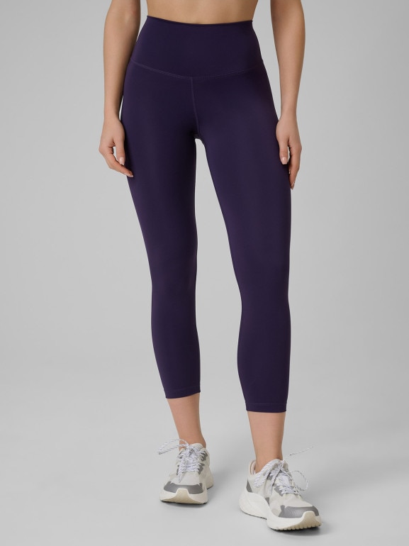 Damskie legginsy treningowe 4F 4FWSS26TFTIF419 - fioletowe