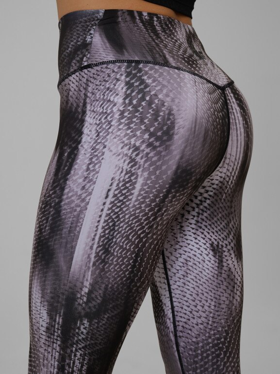 Damskie legginsy treningowe 4F 4FWSS26TFTIF454 - fioletowe