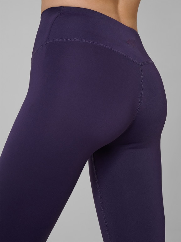 Damskie legginsy treningowe 4F 4FWSS26TFTIF458 - fioletowe