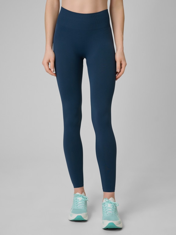 Damskie legginsy treningowe damskie 4F 4FRSS26TFTIF502 - zielone