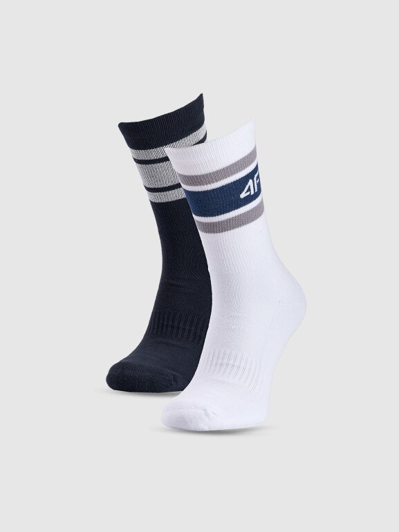Damskie skarpetki casual (2-pack) 4F 4FRAW25USOCF520 - multikolor