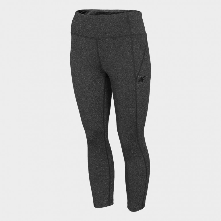 Damskie legginsy treningowe 4F NOSD4-SPDF312 - czarne