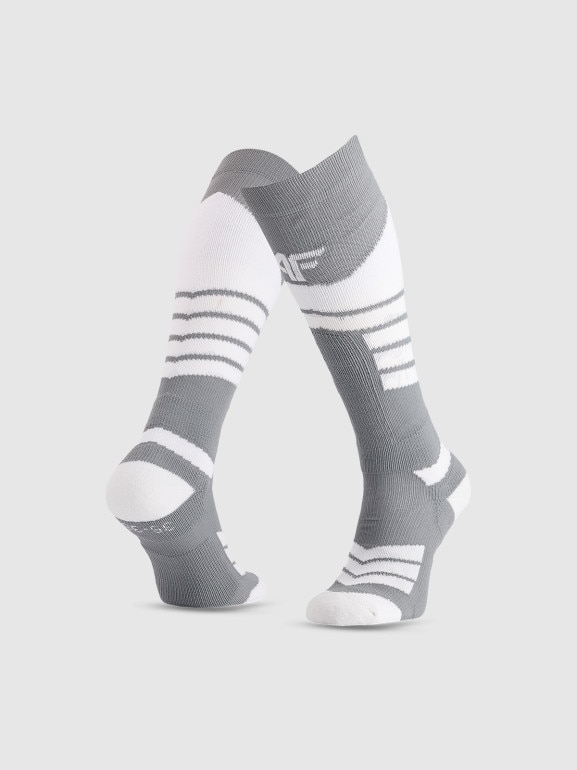 Damskie skarpety narciarskie 4F 4FWAW25UFSOF232 - szare