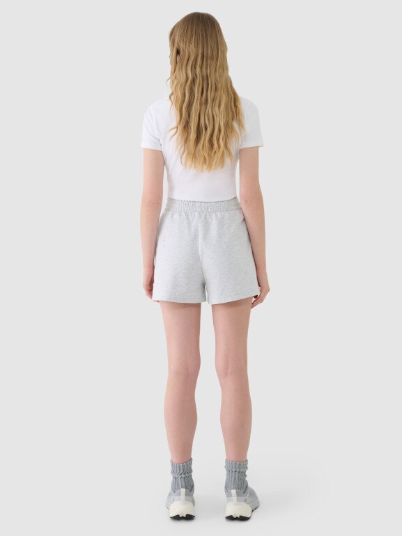 Damskie spodenki dresowe 4F 4FWMM00TSHOF542 - szare