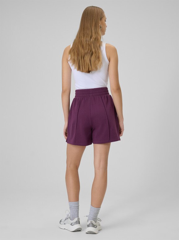 Damskie spodenki dresowe 4F 4FWSS26TSHOF707 - fioletowe