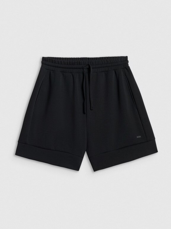 Damskie spodenki dresowe 4F 4FWSS26TSHOF717 - czarne