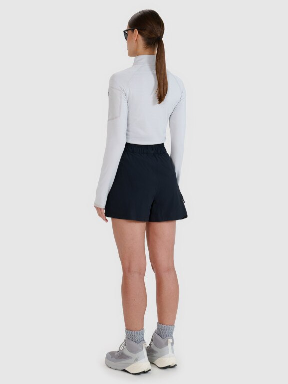 Damskie spodenki trekkingowe 4F 4FWSS25TFSHF0953 - czarne