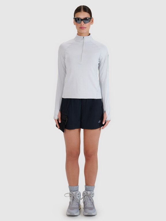 Damskie spodenki trekkingowe 4F 4FWSS25TFSHF0953 - czarne