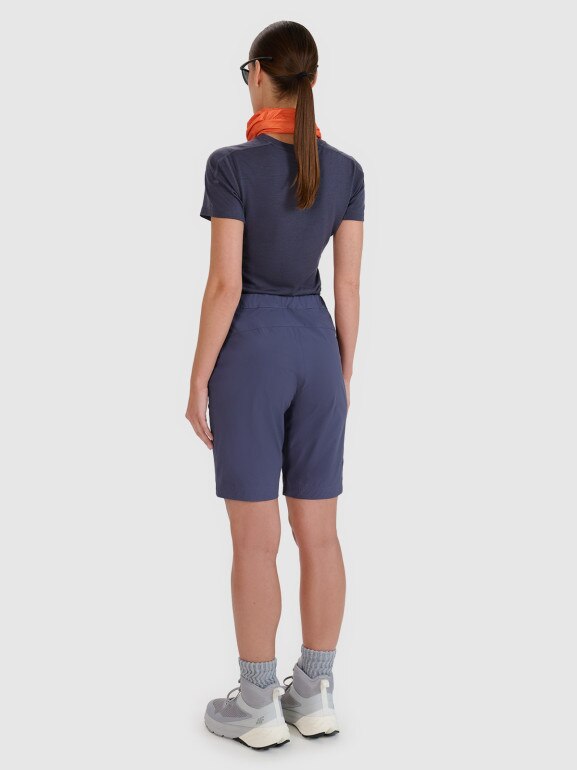 Damskie spodenki trekkingowe 4F 4FWSS25TFSHF0954 - granatowe