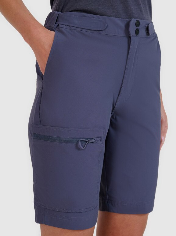 Damskie spodenki trekkingowe 4F 4FWSS25TFSHF0954 - granatowe