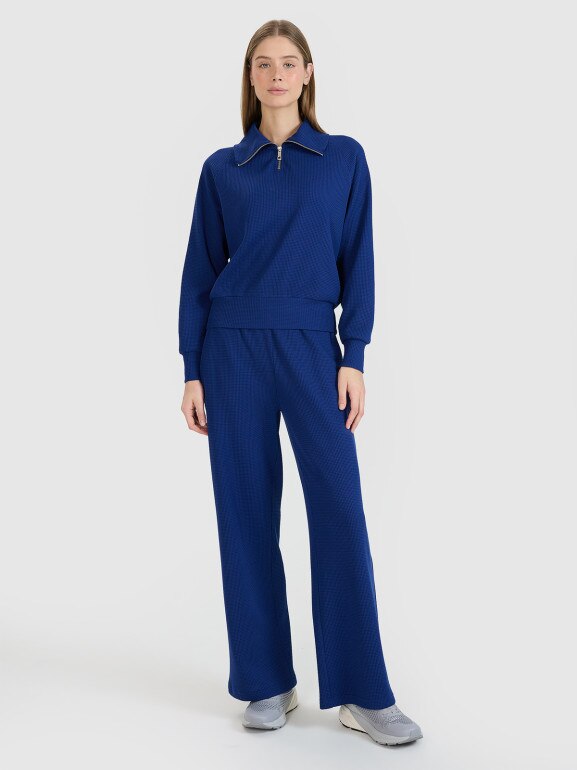 Damskie spodnie dresowe 4F 4FRSS25TTROF1397 - niebieskie