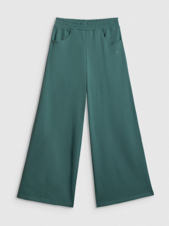 Damskie spodnie dresowe 4F 4FRSS26TTROF2011 - turkusowe
