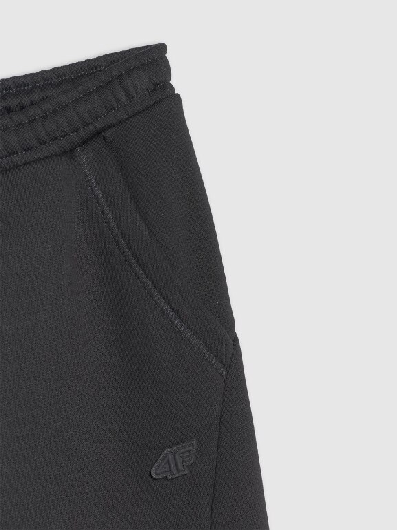 Damskie spodnie dresowe joggery 4F 4FWAW25TTROF1205 - czarne