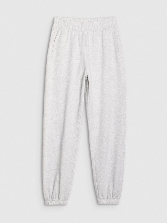 Damskie spodnie dresowe joggery 4F 4FWSS25TTROF1013 - szare