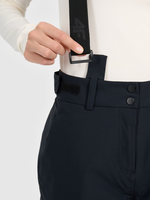 Damskie spodnie narciarskie 4F 4FWAW25TFTRF0941 - czarne