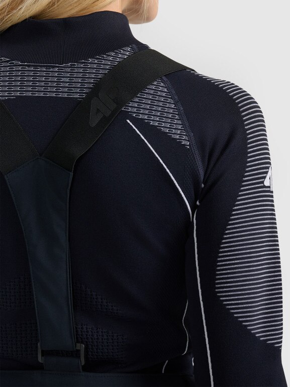 Damskie spodnie narciarskie 4F 4FWAW25TFTRF0944 - czarne