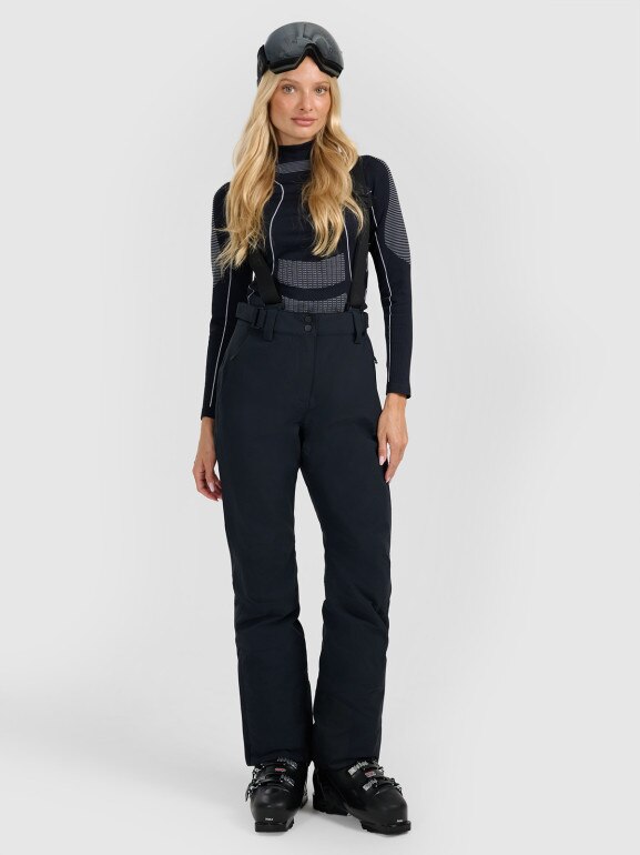 Damskie spodnie narciarskie 4F 4FWAW25TFTRF0944 - czarne